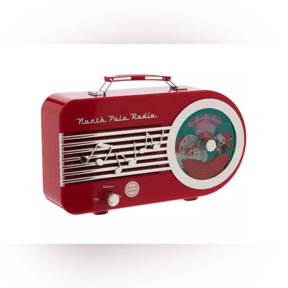 Mr. Christmas Red Retro North Pole Radio-NWT - Picture 3 of 9
